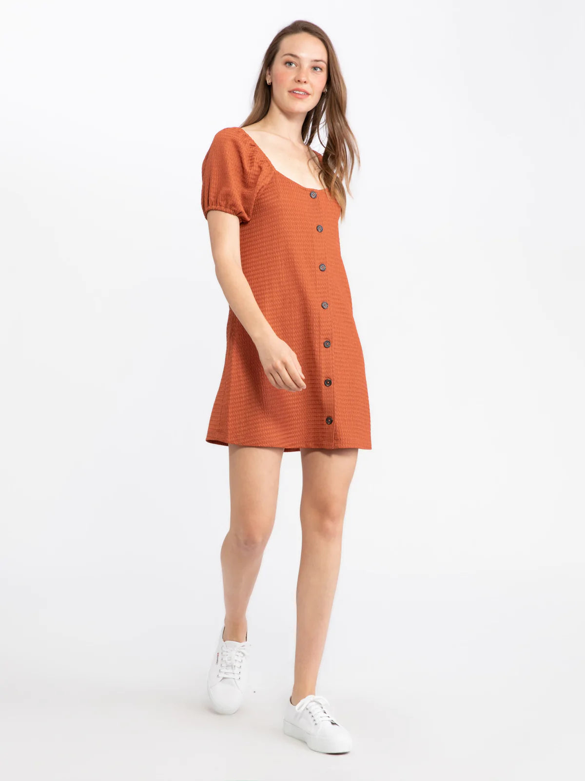 Button Up Knit Dress (Additional Colors)