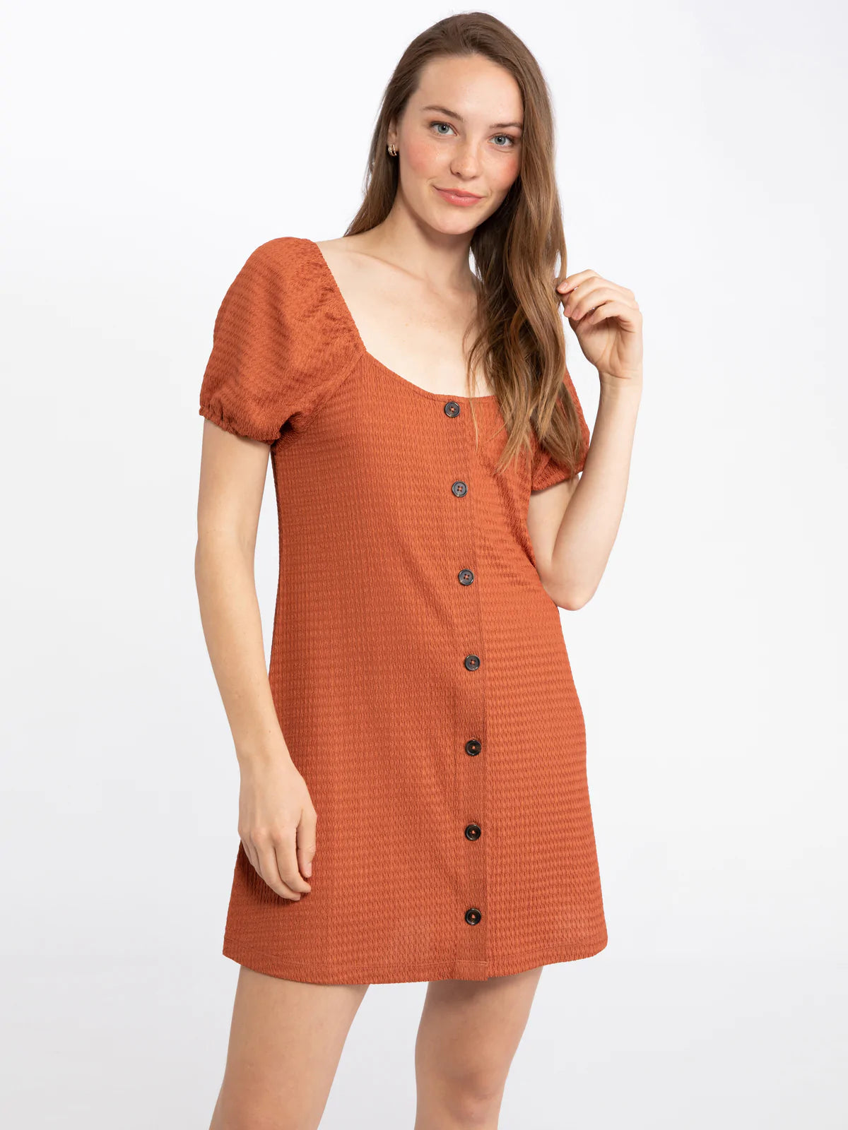 Button Up Knit Dress (Additional Colors)